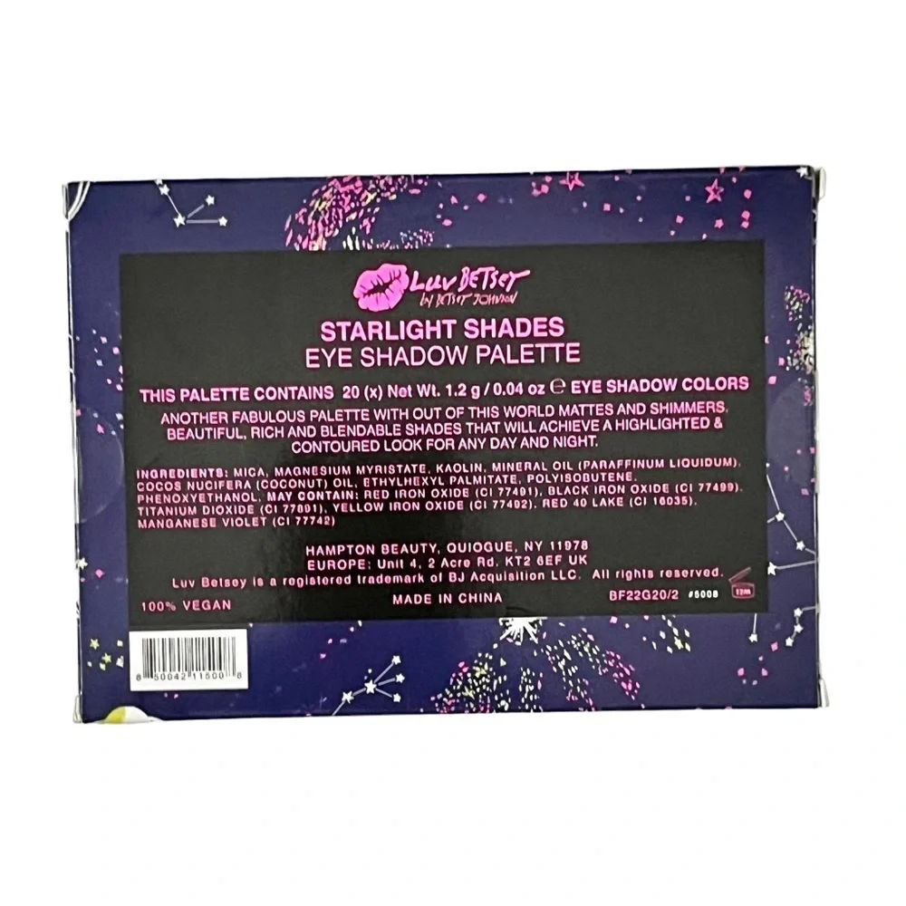 Luv Betsey by Betsey Johnson Starlight Shades Eye Shadow Palette New in Box